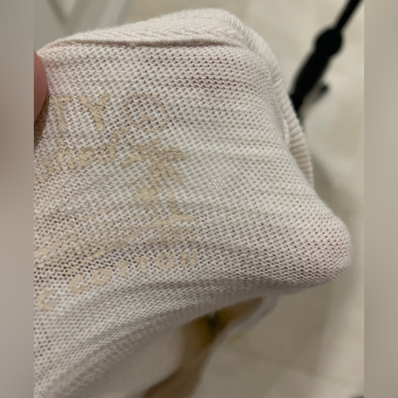 Faherty Sunwashed Slub Crew - Sandshell Soleil Size L - Picture 10 of 11